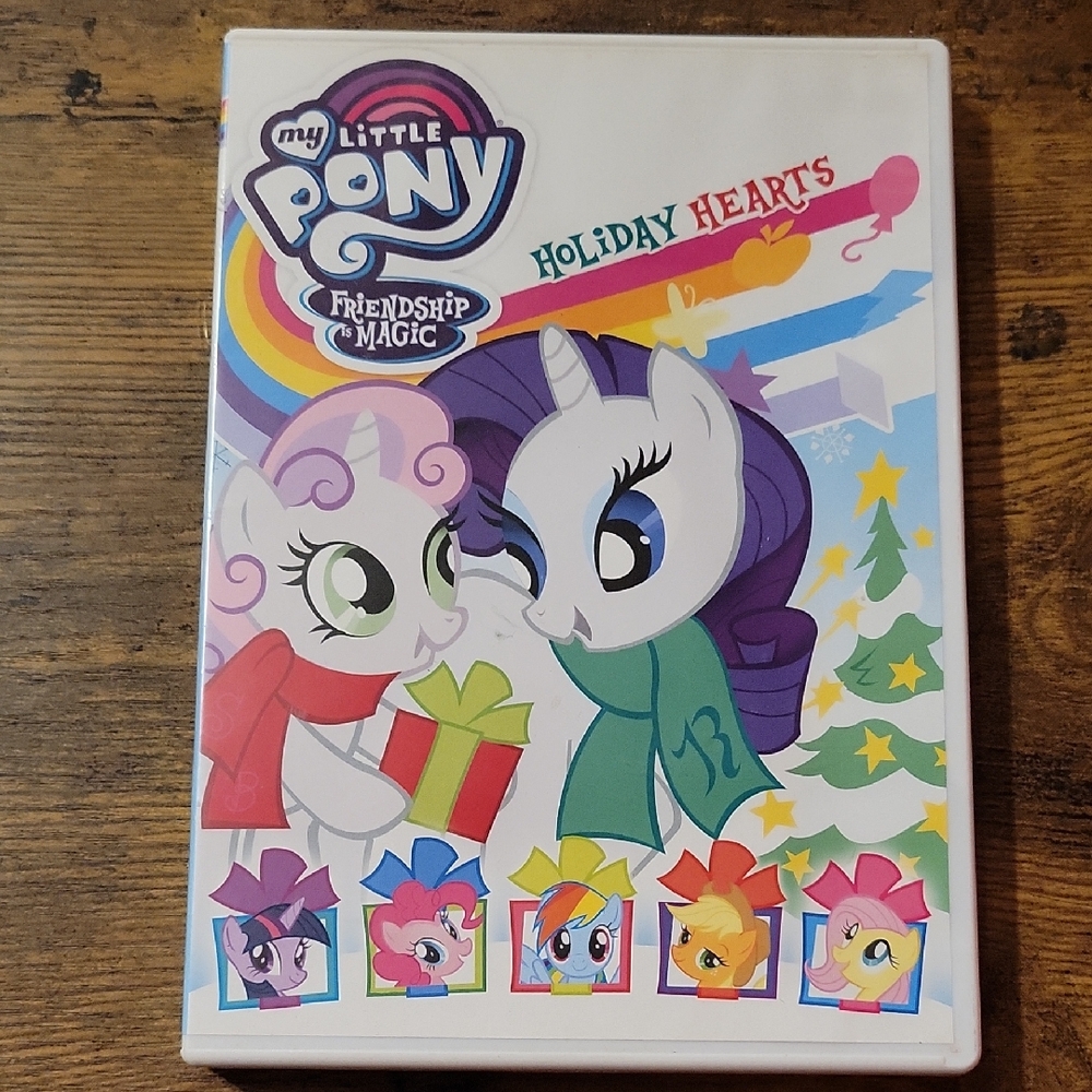 My Little Pony Friendship Magic Holiday Hearts DVD - Purple and Pink
